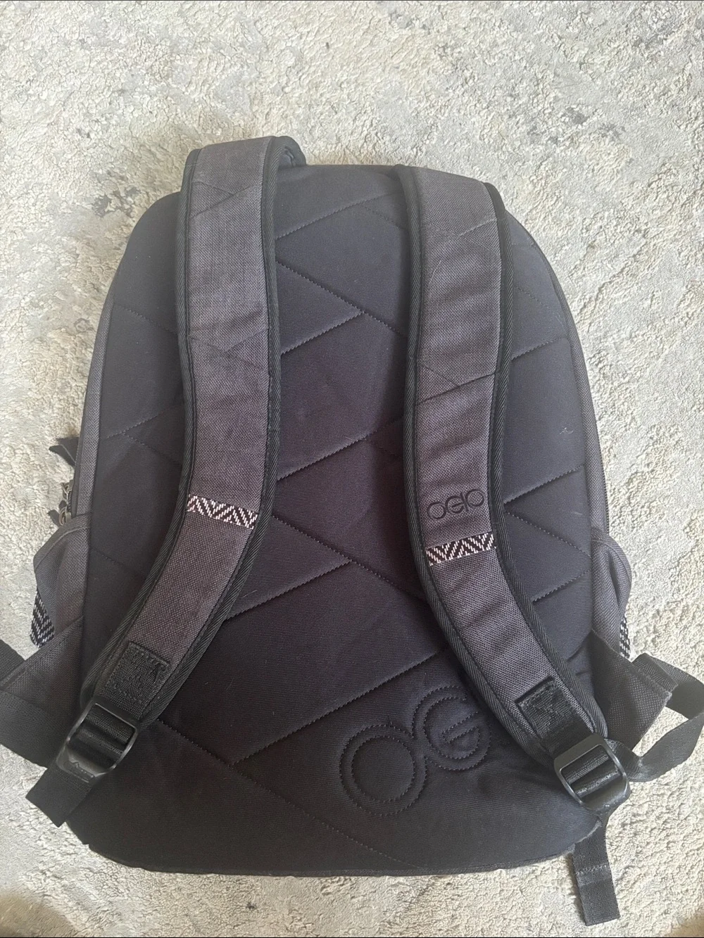 OGIO Black Multi-Compartment Backpack with Button Accent